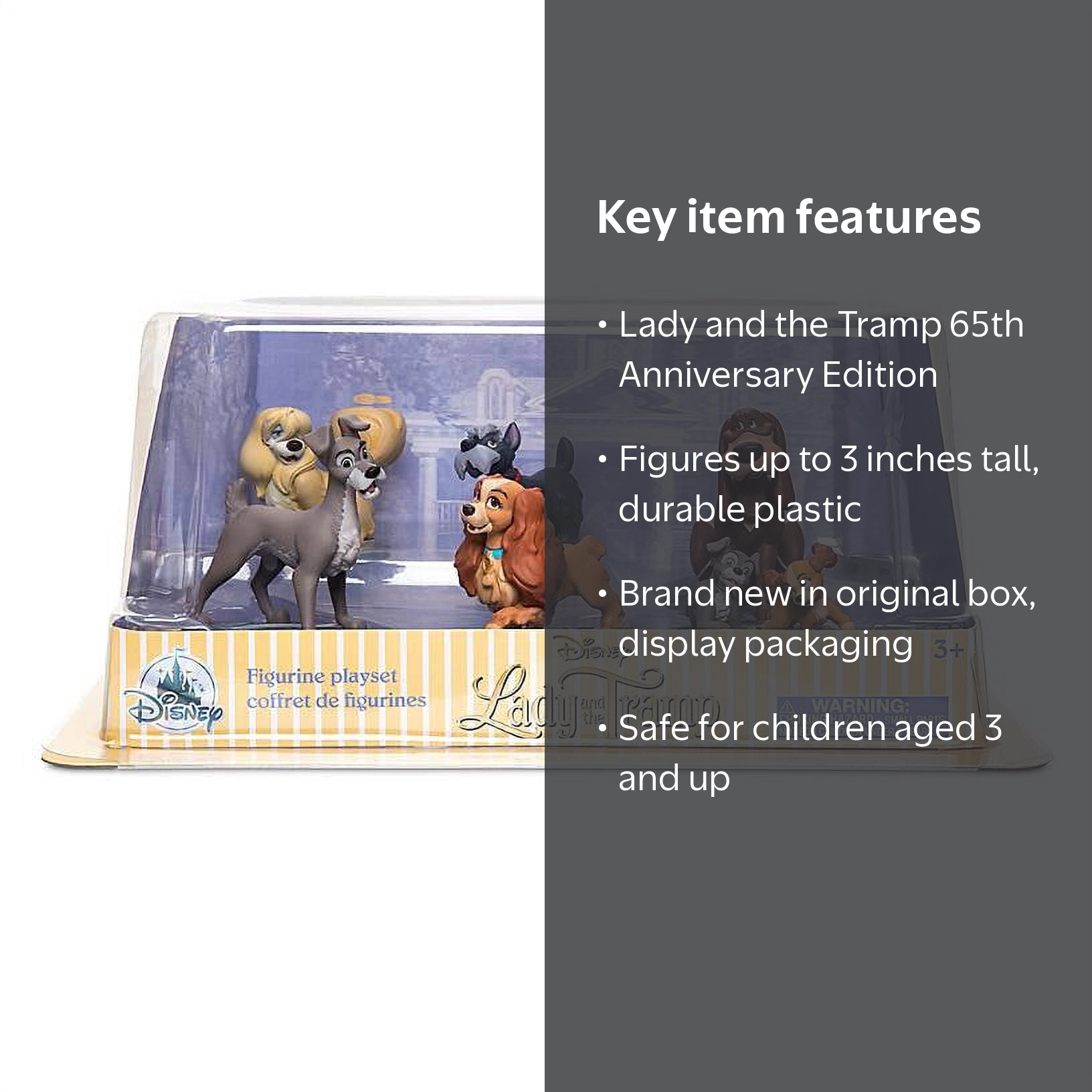 Disney Lady and the Tramp フィギュア 3点セット Disney Lady and the Tramp Figurine Play Set New with Box - Walmart.com