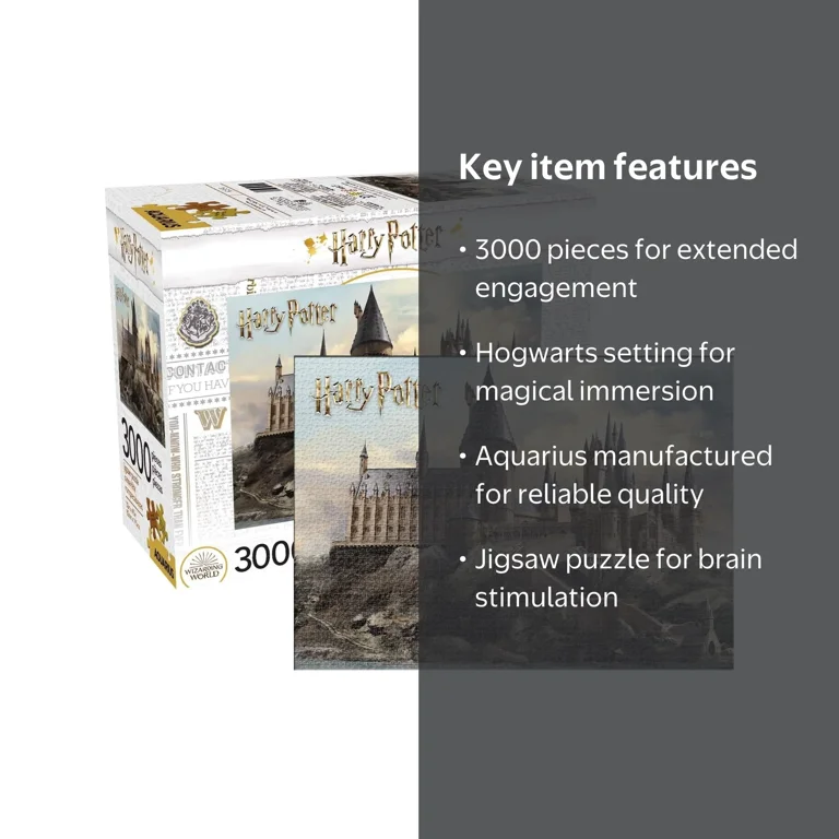 AQUARIUS Harry Potter Hogwarts 3,000 Piece Jigsaw Puzzle for