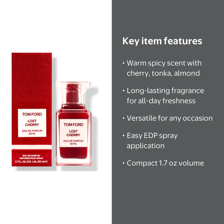 Tom Ford Lost Cherry Eau De Parfum Spray 50ml - 1.7oz - Luxurious