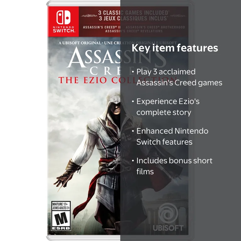 Ubisoft, Assassin's Creed The Ezio Collection, Nintendo Switch