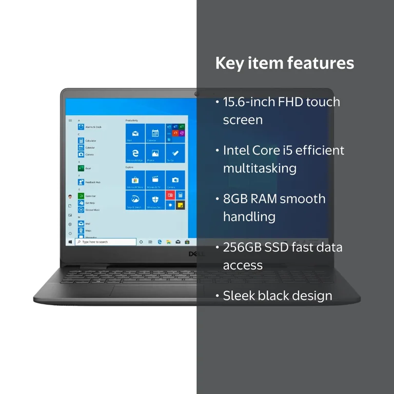 Dell Inspiron 15.6” FHD TouchScreen Laptop - i5, 8GB RAM, 256SSD