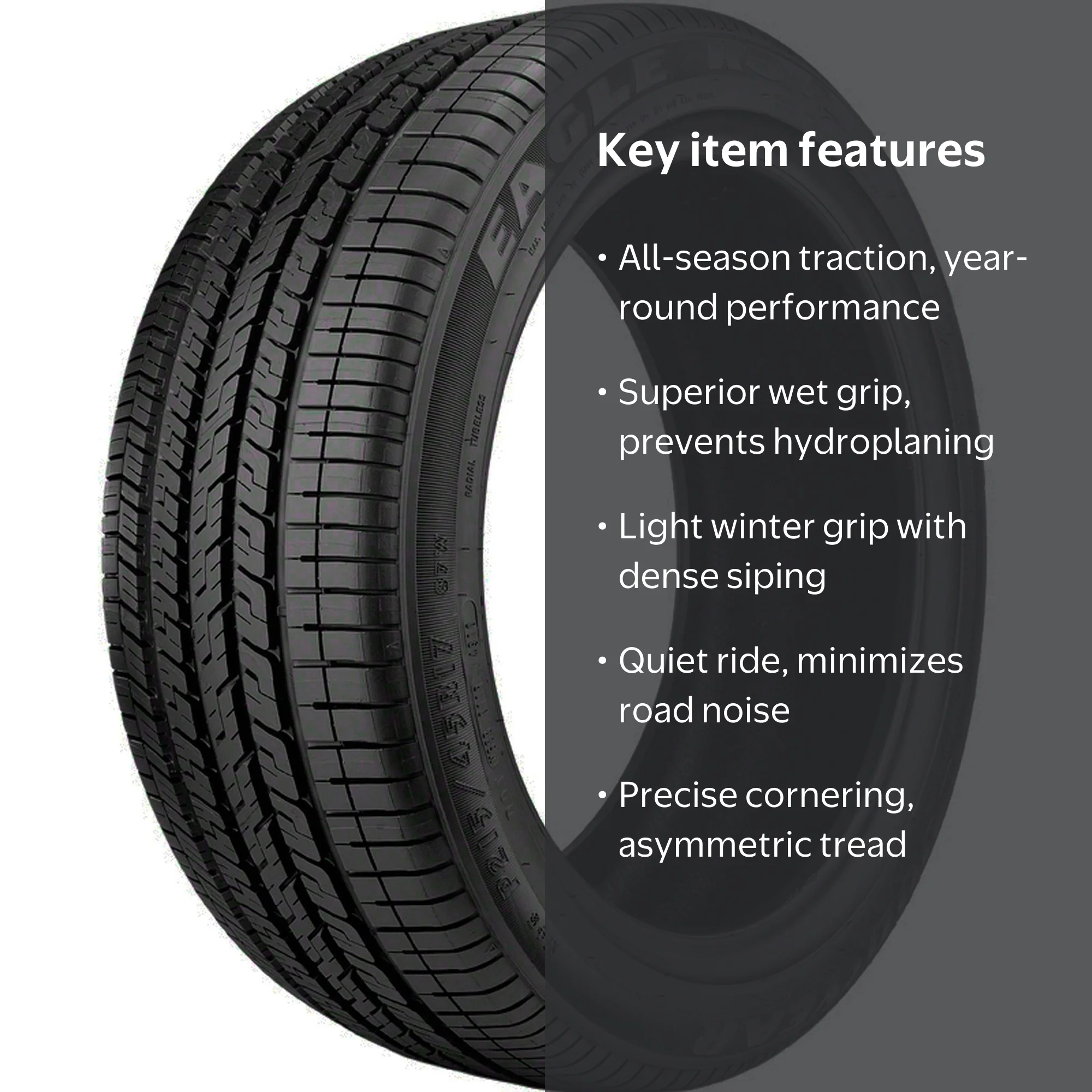 Goodyear Eagle RS-A All Season Passenger Tire 235/55R19 101H