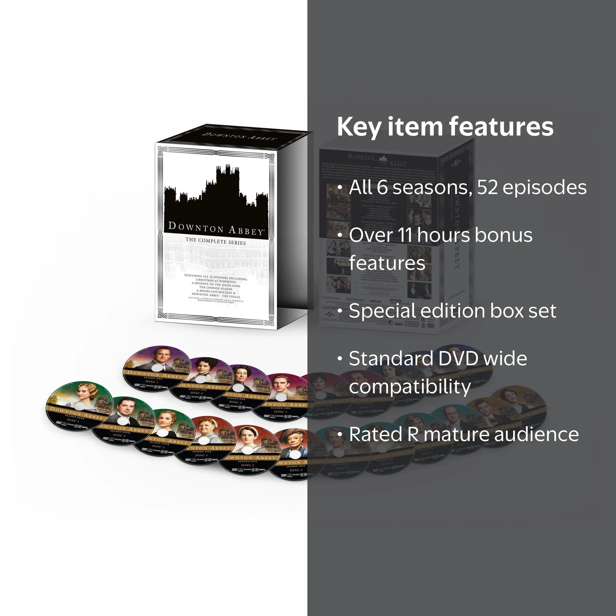 Downton Abbey: The Complete Series Full Set (DVD), Universal