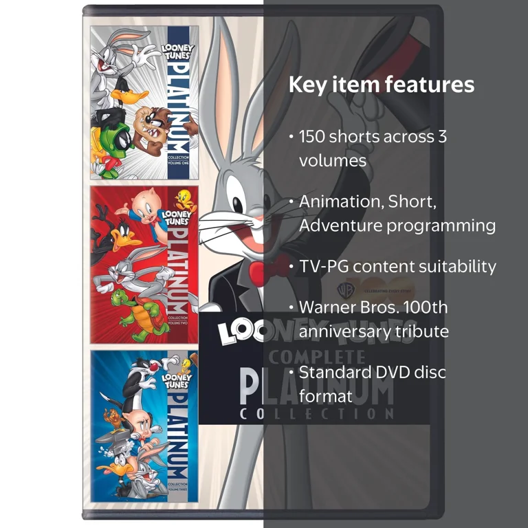 Looney Tunes, DVD Collection, Warner Bros. 100th, Volumes 1-3