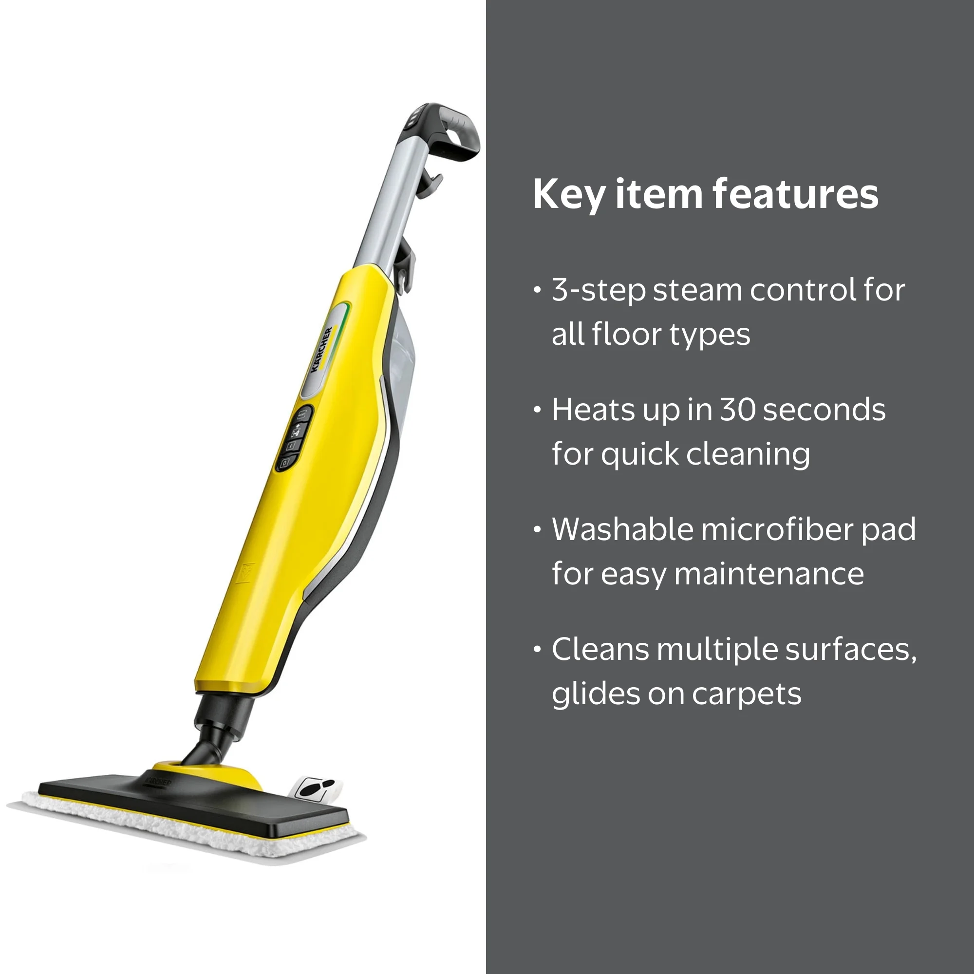 KARCHER SC 3 JT 30 スチームクリーナー本体 Free Shipping! Karcher Electric Steamer Cleaner SC 3 for Wood