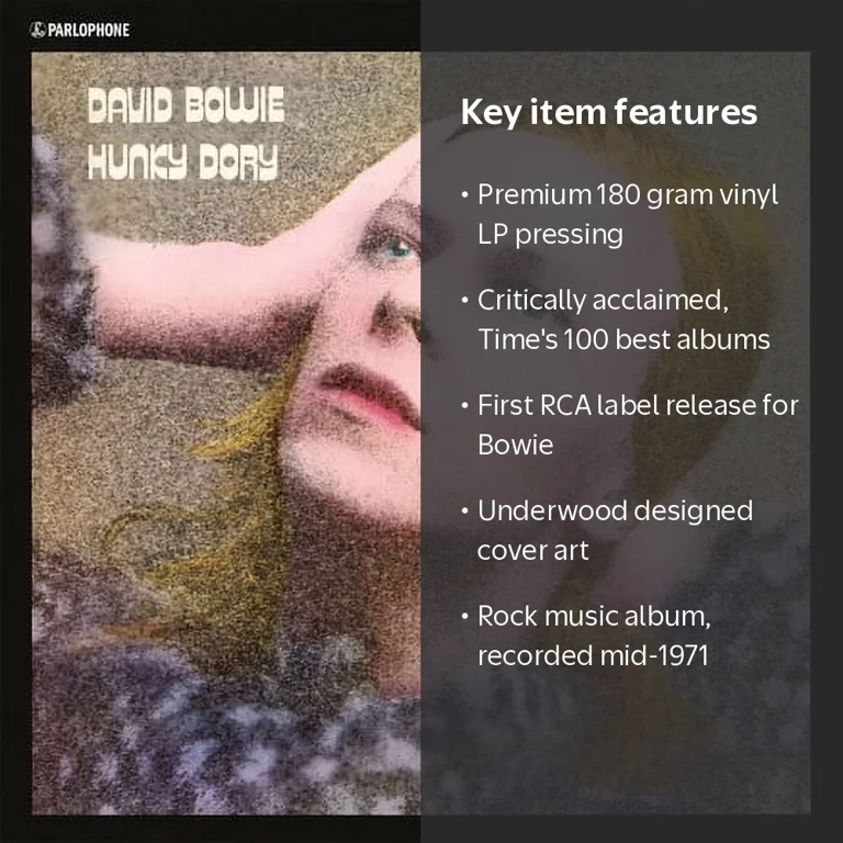 Rhino / Parlophone, Vinyl Record, Hunky Dory, Limited 180g