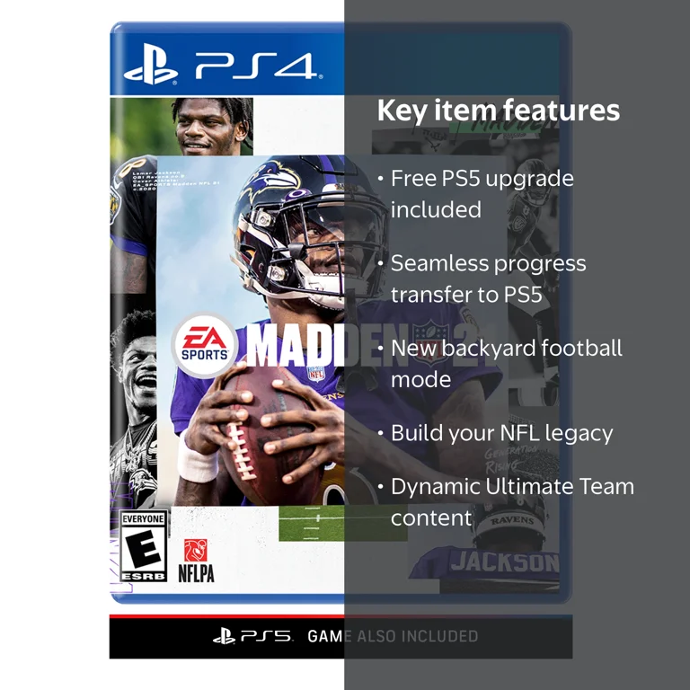 Electronic Arts Madden NFL 21 for PlayStation 4 & 5 with Ultimate