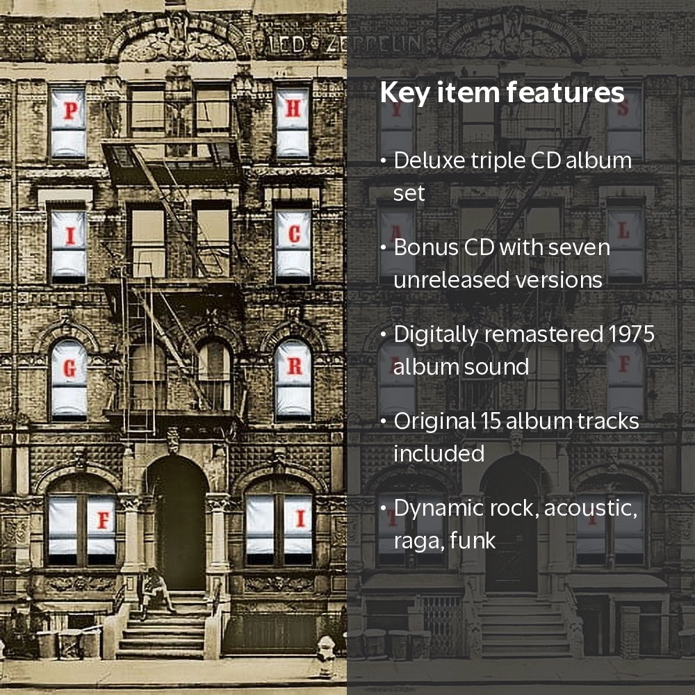 Led Zeppelin - Physical Graffiti - CD Music & Performance - 3CD