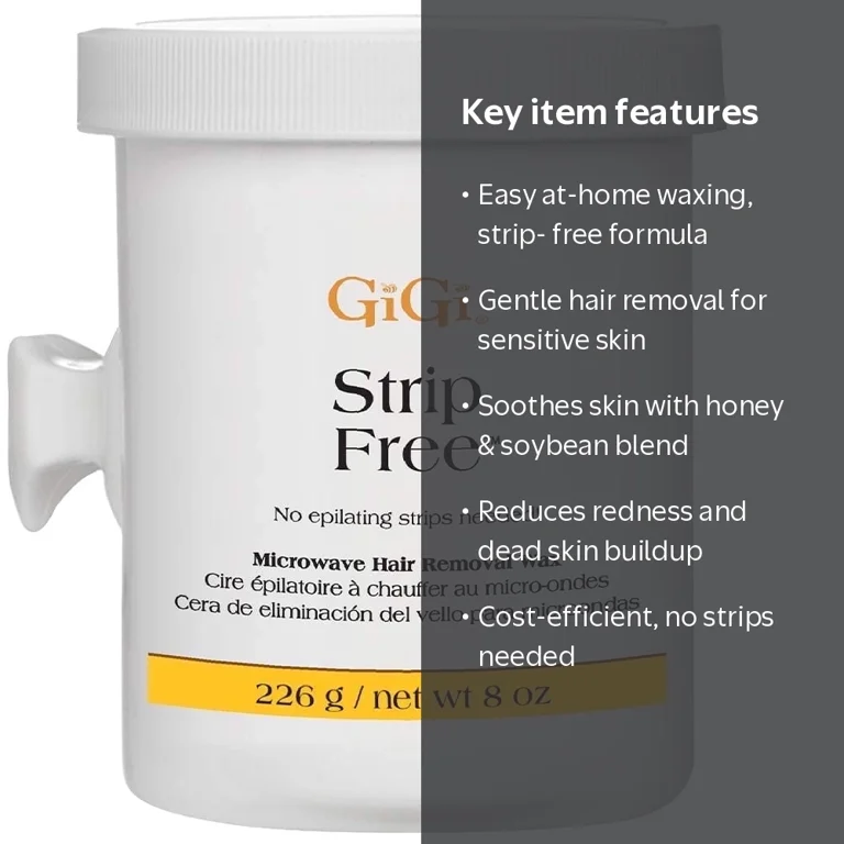 GiGi, Hair Removal Wax, Microwave, Strip-Free, 8 oz - Walmart.com