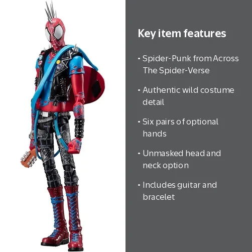 TAMASHII NATIONS, Action Figures, Spider-Man, Spider-Punk