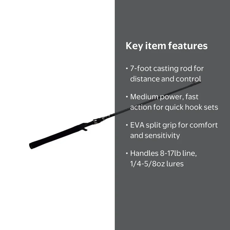 Abu Garcia 7 Vigilante Casting Fishing Rod - Walmart.com
