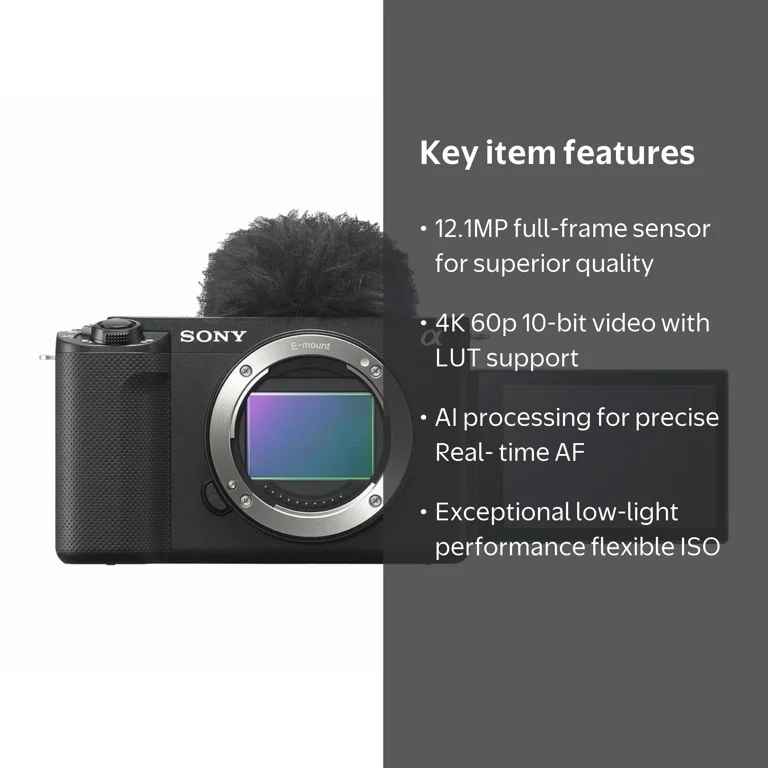 Sony Alpha ZV-E1 12.1MP Full Frame Sensor Mirrorless Digital