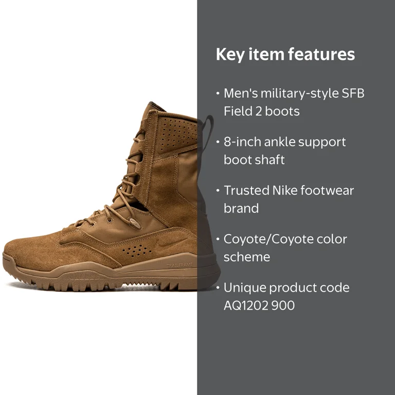 NIKE MENS SFB field 2 8 Inch Military Boots AQ1202 900 from