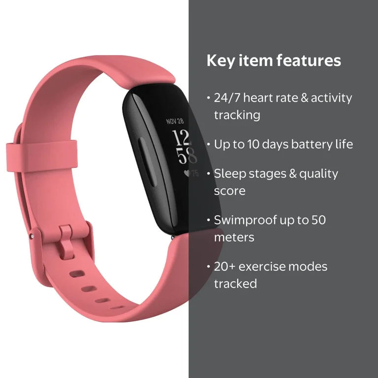 Fitbit Inspire 2 Fitness Tracker - Heart Rate, Activity, Step