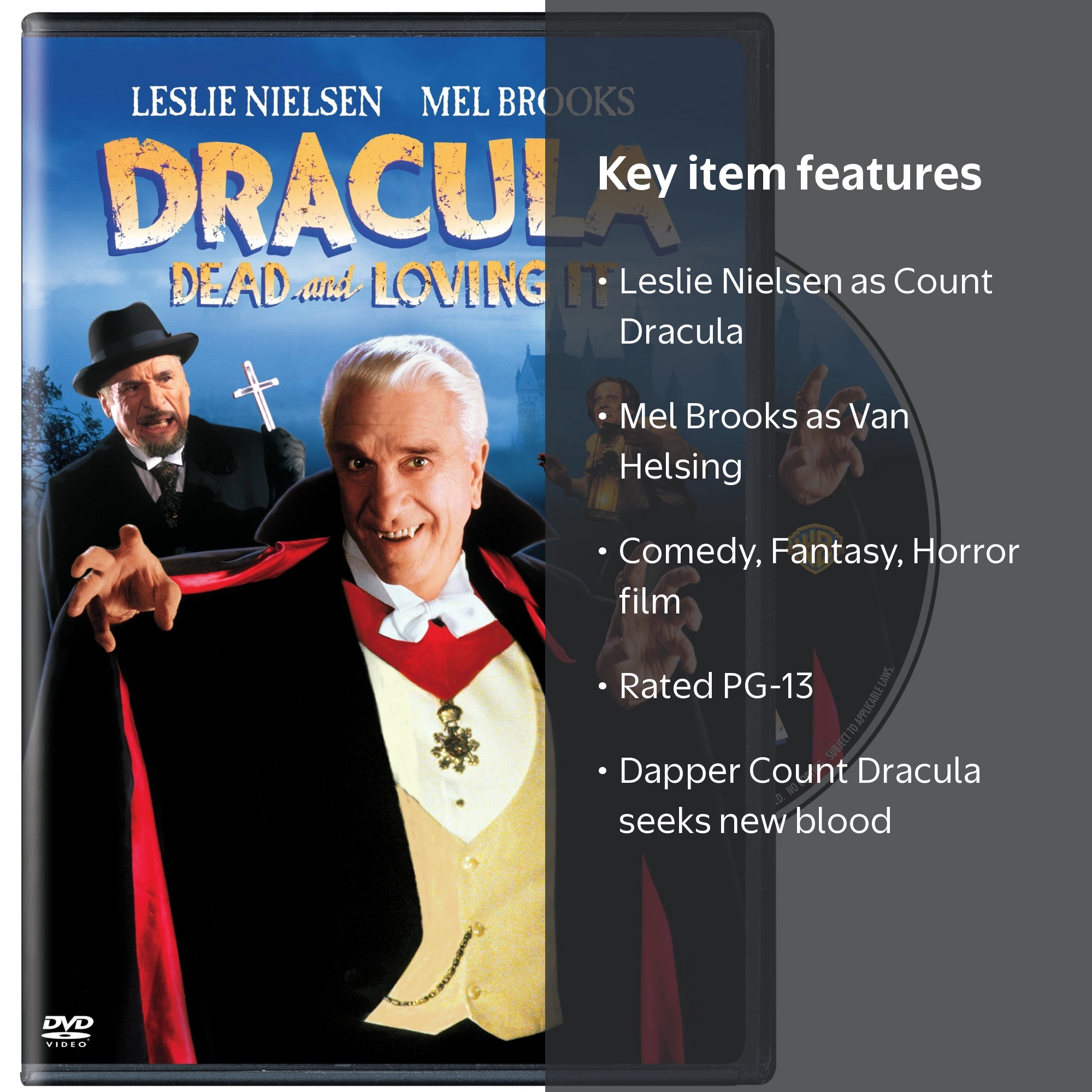 SDS, DVD, Dracula Dead and Loving It 1995 Comedy PG-13 - Walmart.com