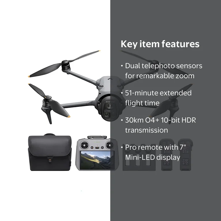 DJI, Drone, Mavic 4 Pro Fly More Combo with RC 2 Remote Controller DJI, Drone, Mavic 4 Pro Fly More Combo with RC 2 Remote Controller