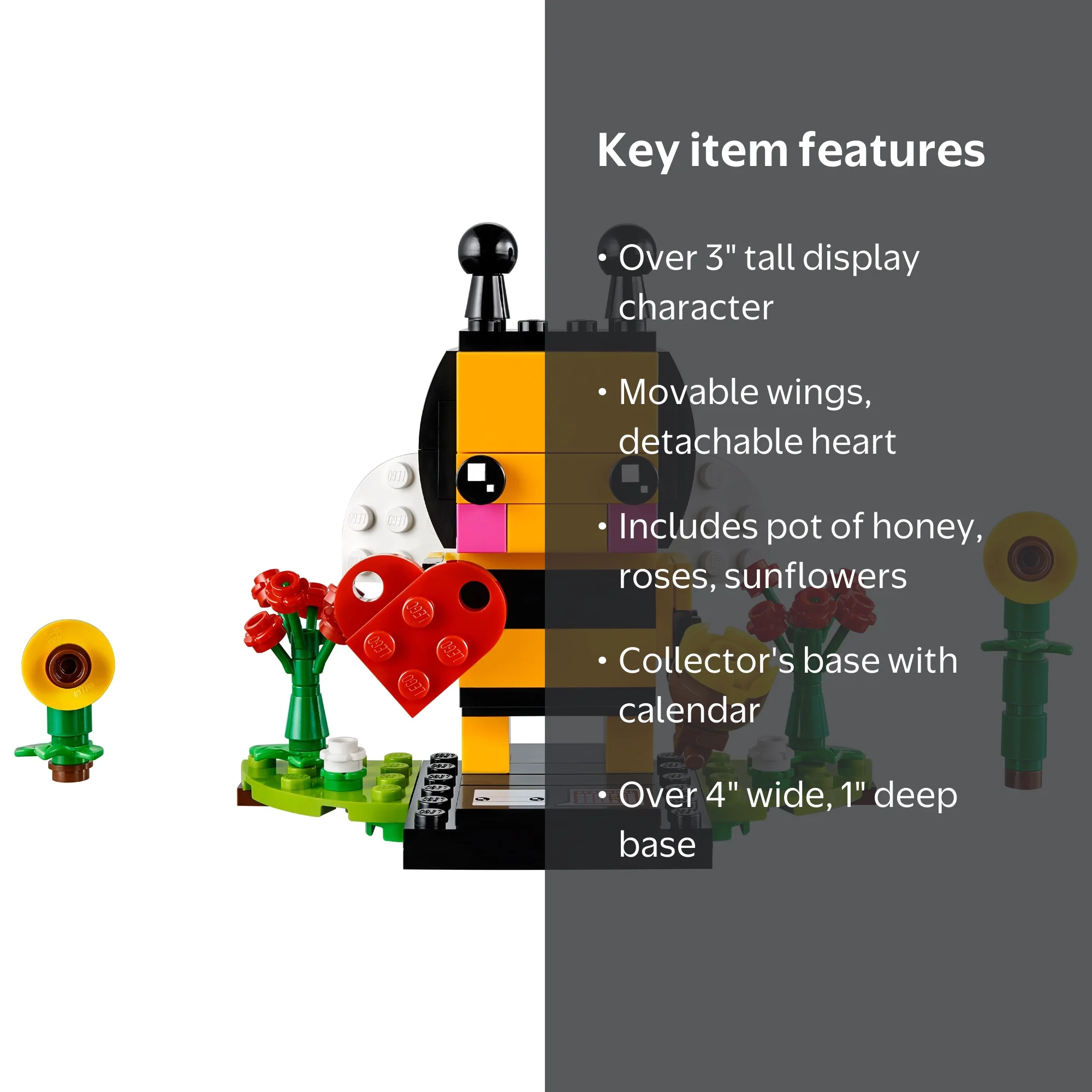 LEGO BrickHeadz Valentine's Bee 40270 Building Set - Walmart.com