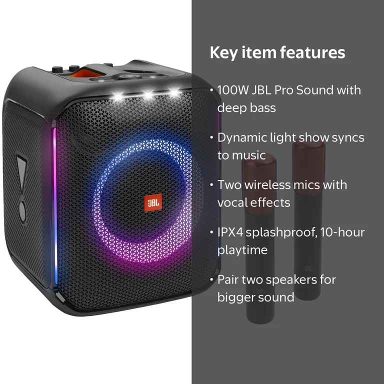 JBL PartyBox Encore Portable Bluetooth Karaoke Party Speaker with