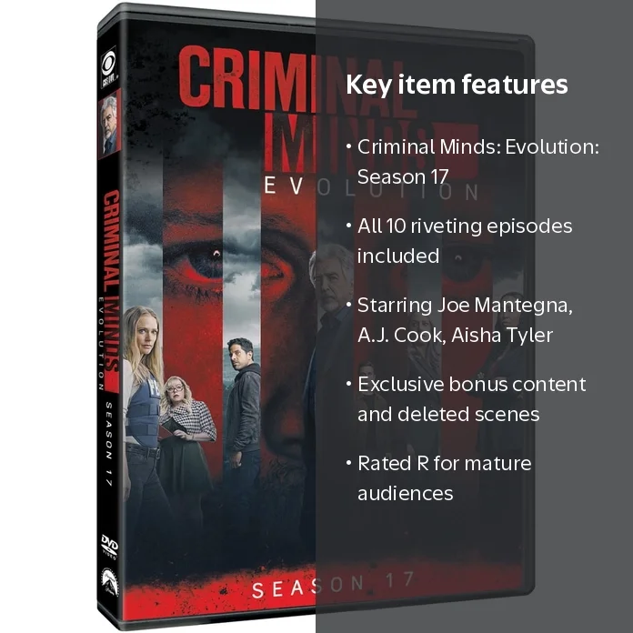 Criminal Minds: Evolution: Season 17 (DVD), CBS Mod, Drama