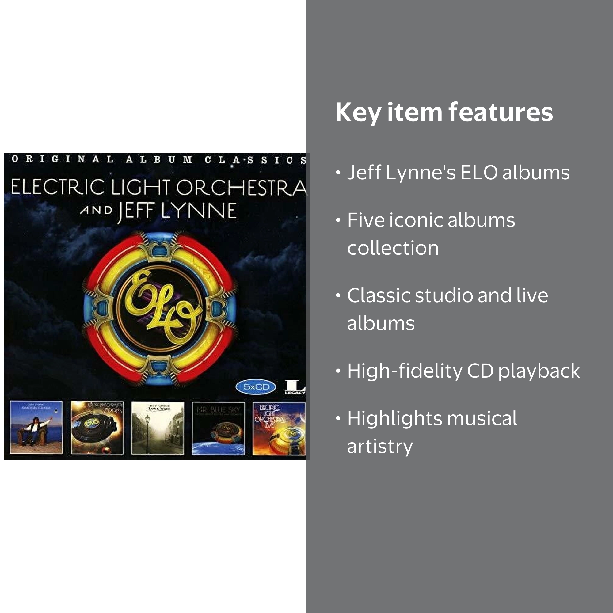Elo ( Electric Light Orchestra ) - Original Album Classics - Music