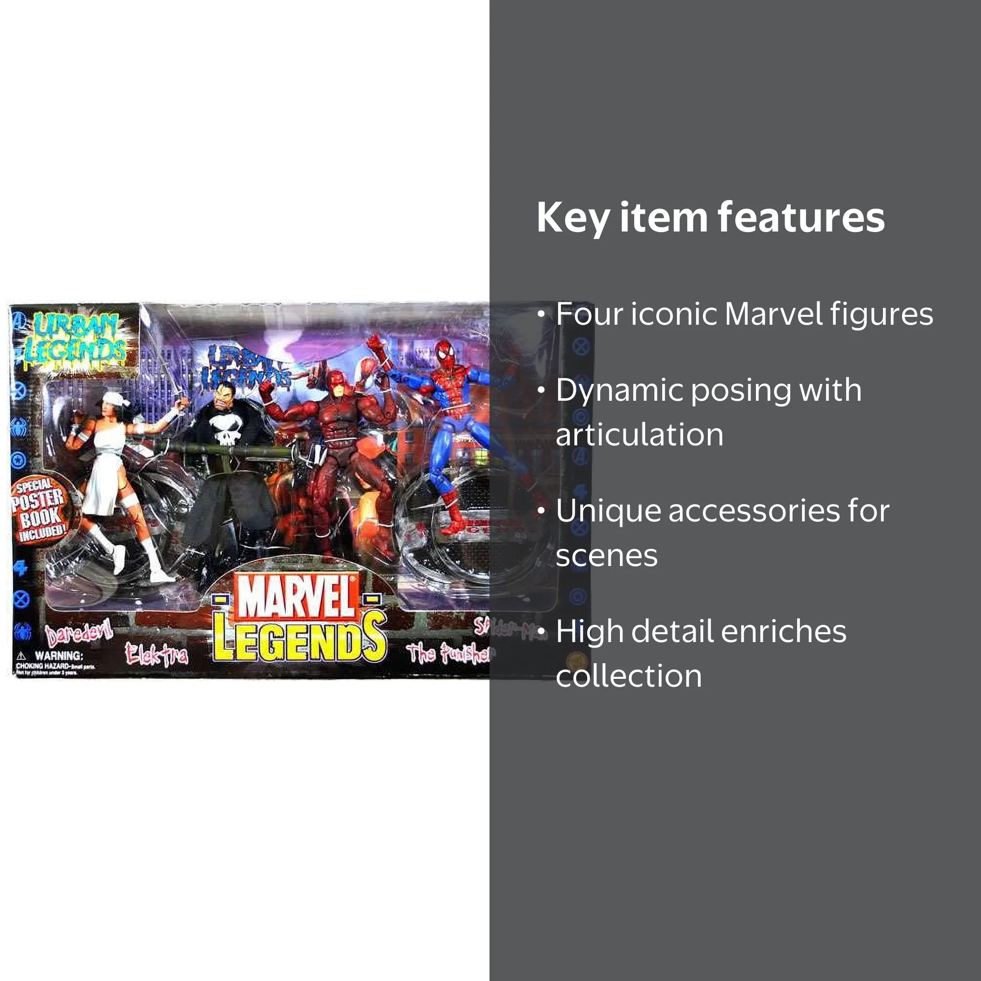 Marvel Legends Urban Legends Action Figure, 4 Packs - Walmart.com