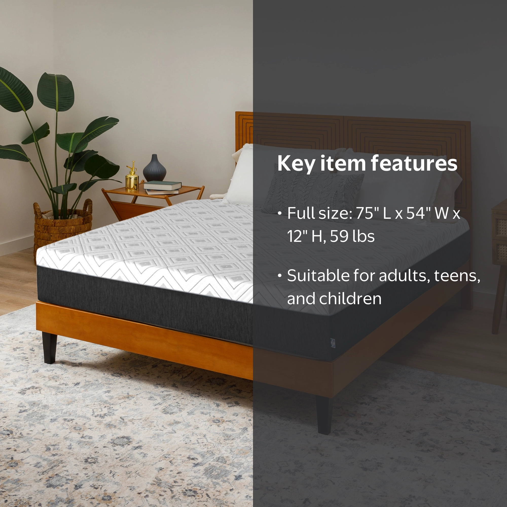 Sealy Essentials 12-Inch Soft Support Gel Memory Foam Mattress-in
