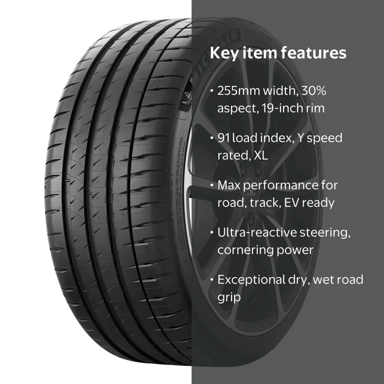 Michelin Pilot Sport 4 S Performance 255/30ZR19 (91Y) XL Passenger