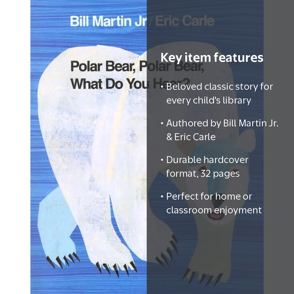 Polar Bear, Polar Bear, What Do You Hear? (Hardcover) - Walmart.com