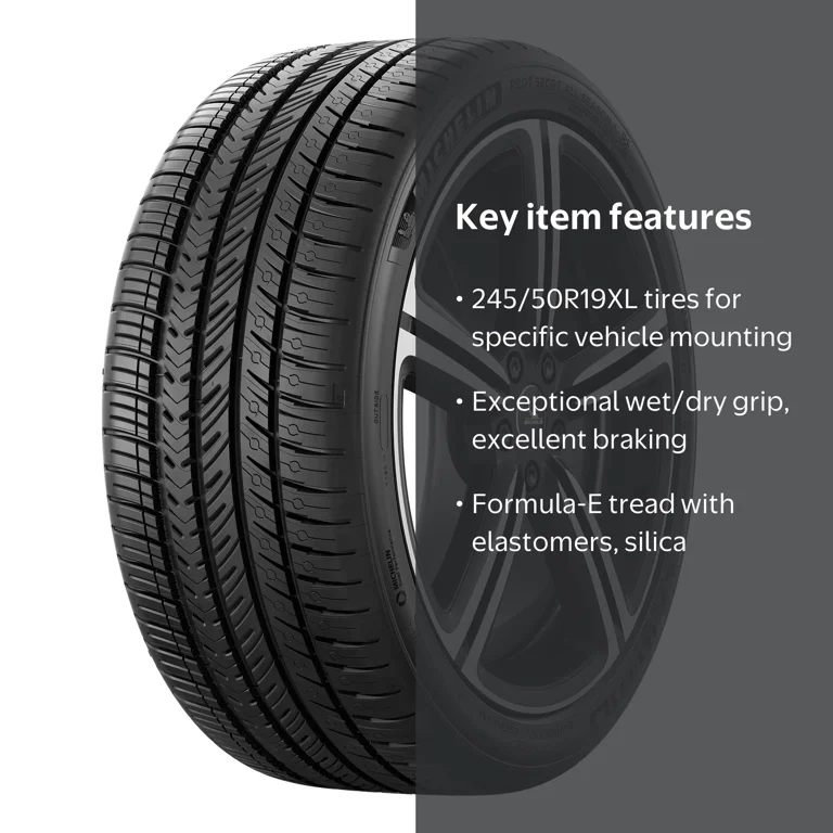 Michelin Pilot Sport AS4, 245/50R19XL 105Y BSW, Fits: 2018-23 BMW