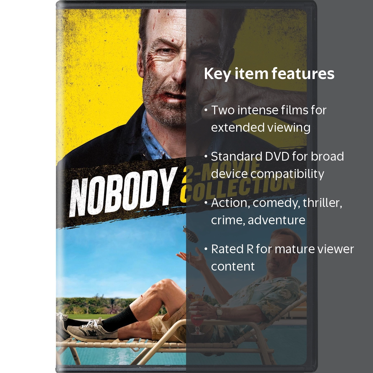 Nobody 2-Movie Collection DVD, Universal, Action Comedy Thriller