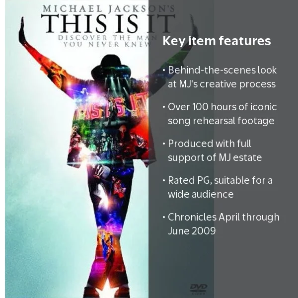 Sony Pictures Entertainment, Michael Jackson's This Is It DVD