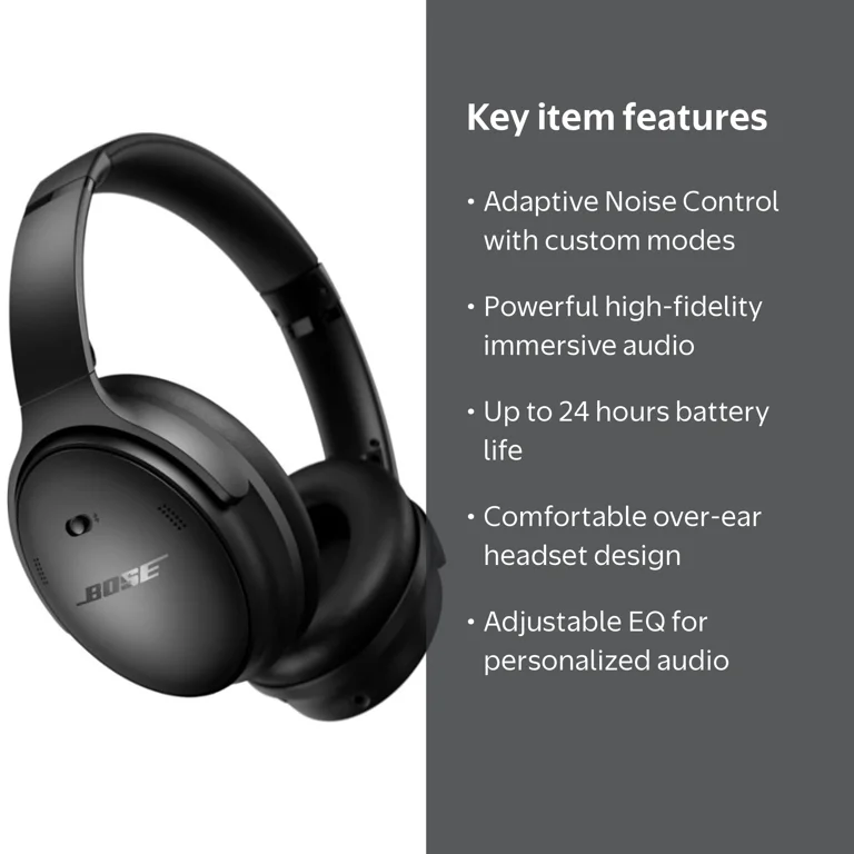 Bose, QuietComfort 35 II Wireless Headphones, Model 786643-0200