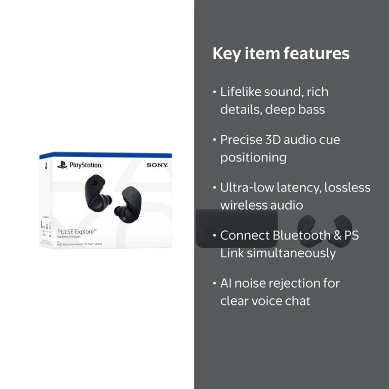 Free Shipping! PlayStation PULSE Explore Wireless Earbuds with