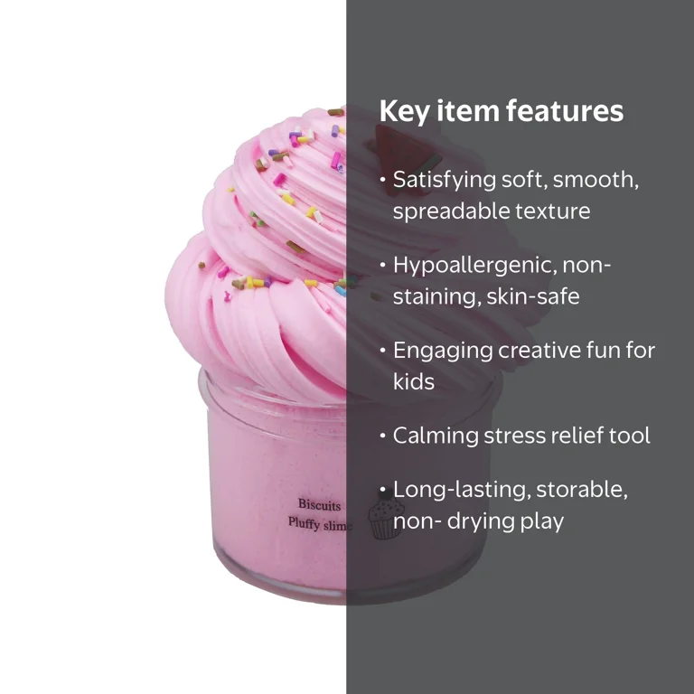 SDJMA Scented Butter Slime, Non-Sticky Stretch Texture, DIY