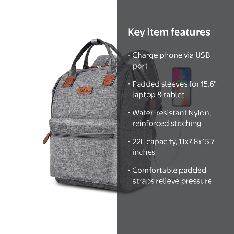 15 inch laptop backpack size Inches For Women – Luke Case access card pocket MATEIN Business Laptop Backpack, 15.6
