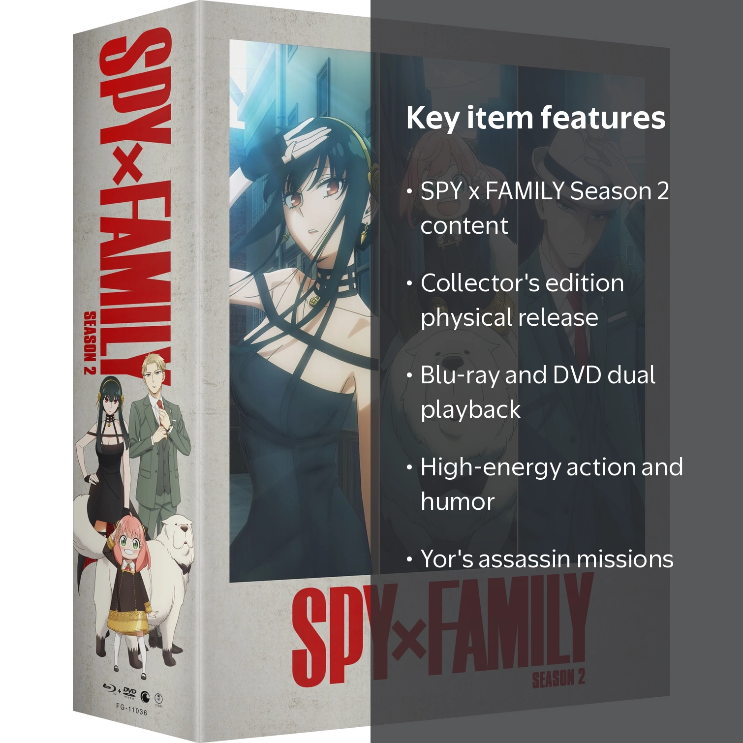 SPY x FAMILY Season 2 Limited Edition (Blu-ray + DVD) - Walmart.com