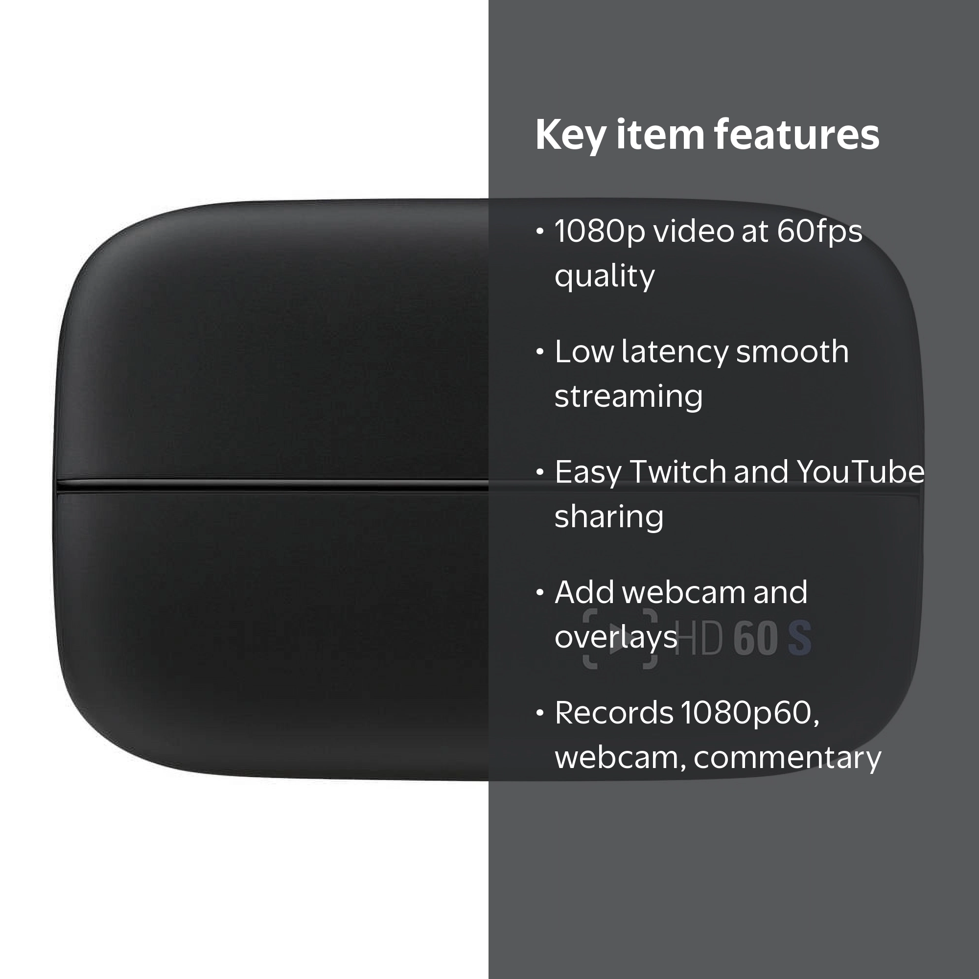 Elgato Game Capture HD60 S - Stream and Record in 1080p60, for