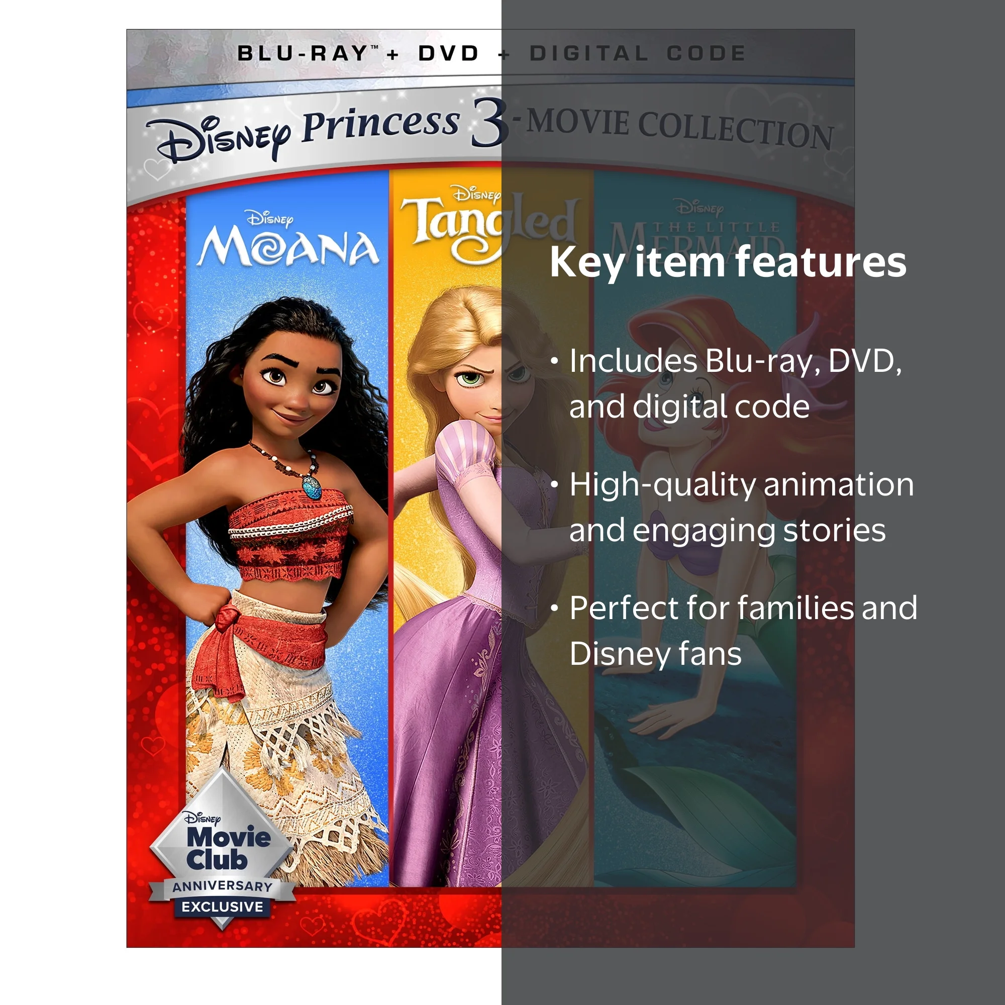 Disney - Princess 3 Movie Collection: The Complete Series (Blu-ray