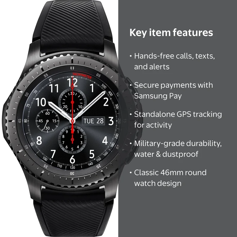Samsung Gear S3 Frontier Smartwatch - Walmart.com