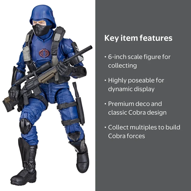 G.I. Joe Classified Series Retro Cardback, Cobra Trooper, 6