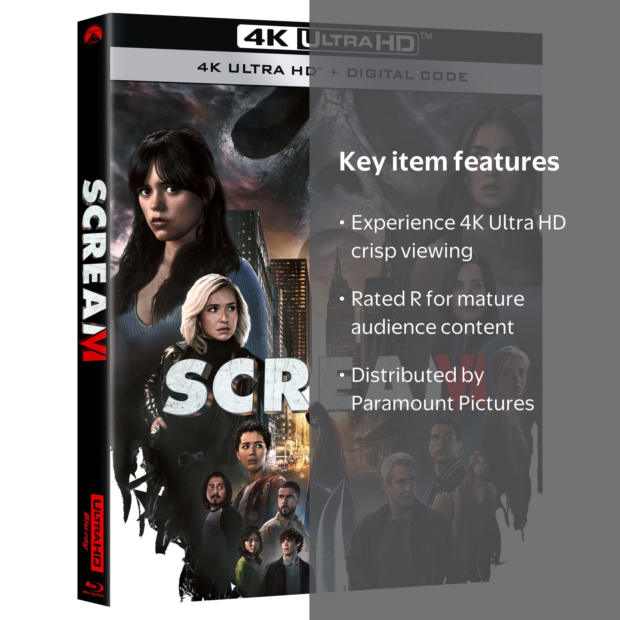 スクリーム6 4K Ultra HD Blu-ray 日本語有 スチールブック Amazon.co.jp: スクリーム6 4K Ultra HD Blu-ray 日本語有 スチール
