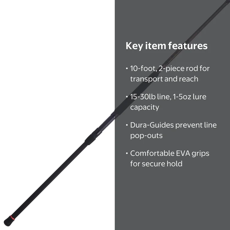 PENN Squadron® III Surf Spinning Rod, 10' Medium Heavy Fishing Rod