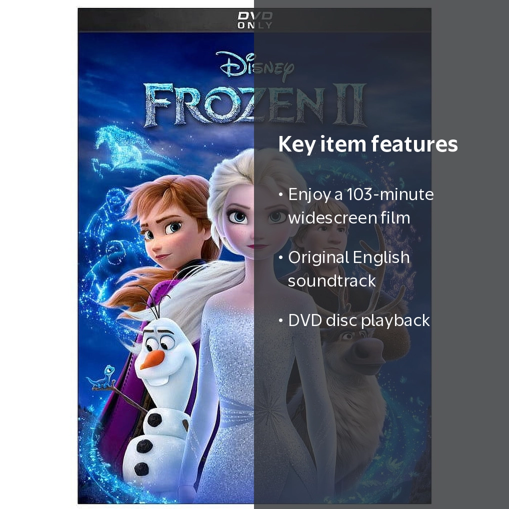 Disney's Frozen II (DVD): Adventure Movie featuring Queen Elsa and