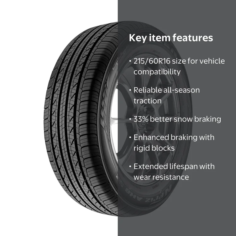 Nexen N'Priz AH8 All-Season Passenger Tire, 215/60R16 95V