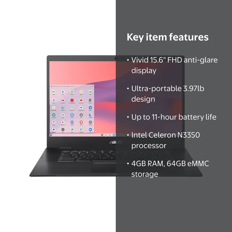 ASUS, Chromebook, CX1500, 15.6