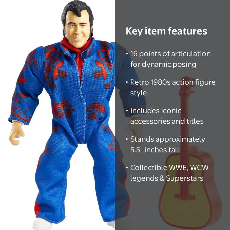 WWE Superstars 5.5-inches Retro Style Honky Tonk Man Action Figure