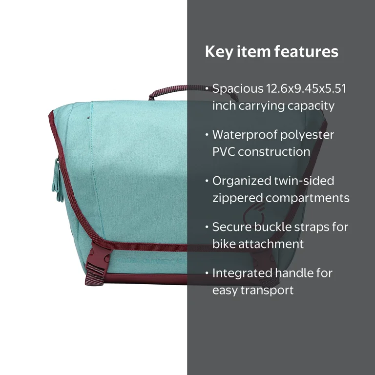 sixthreezero Bicycle Pannier Bag Rear Rack Trunk with Waterproof