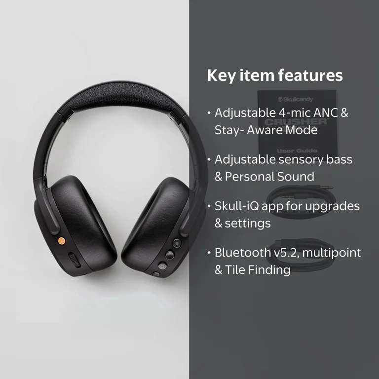 Skullcandy, Over-Ear Noise Cancelling Headphones, S6CAW-Q740