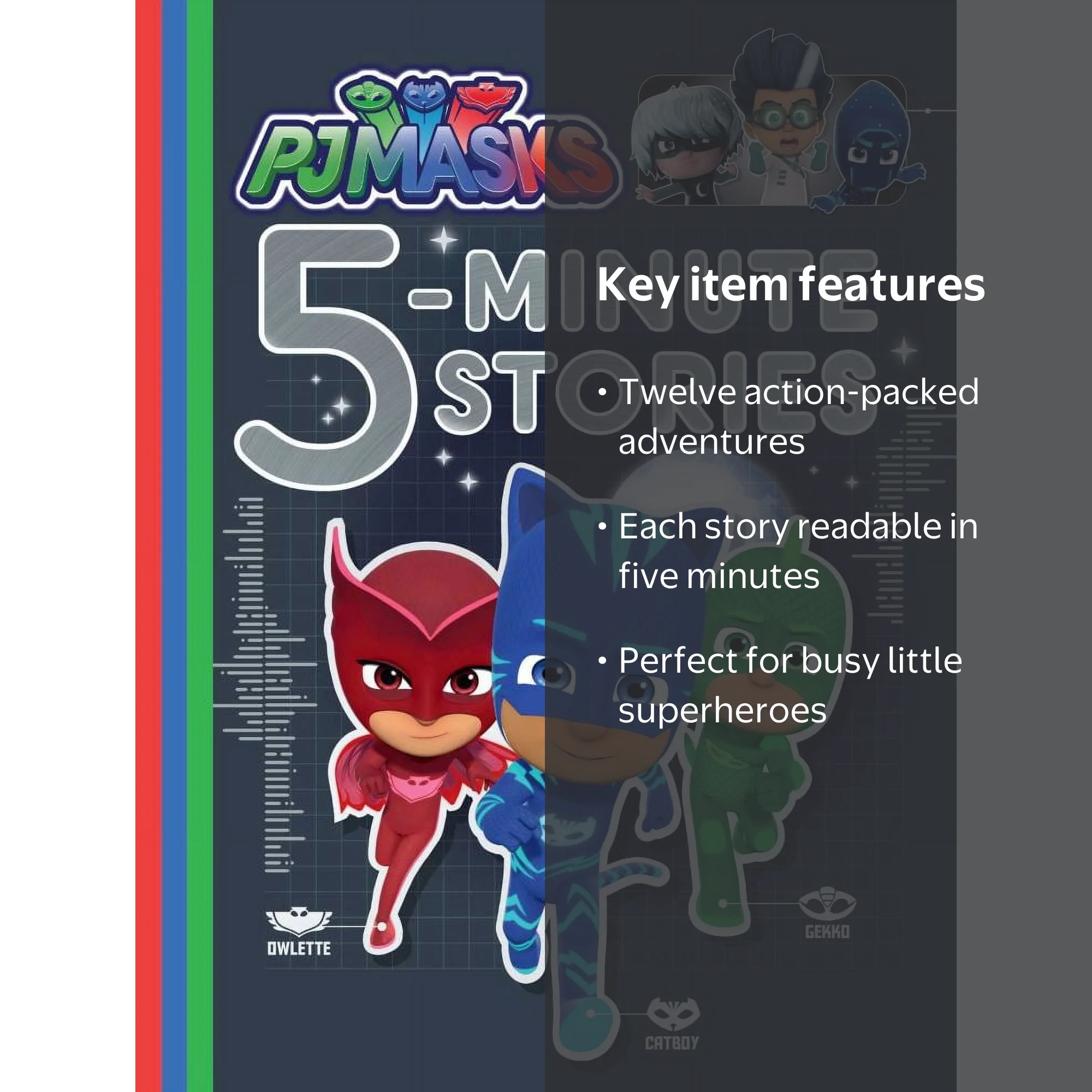 Pre-Owned PJ Masks 5-Minute Stories - Walmart.com
