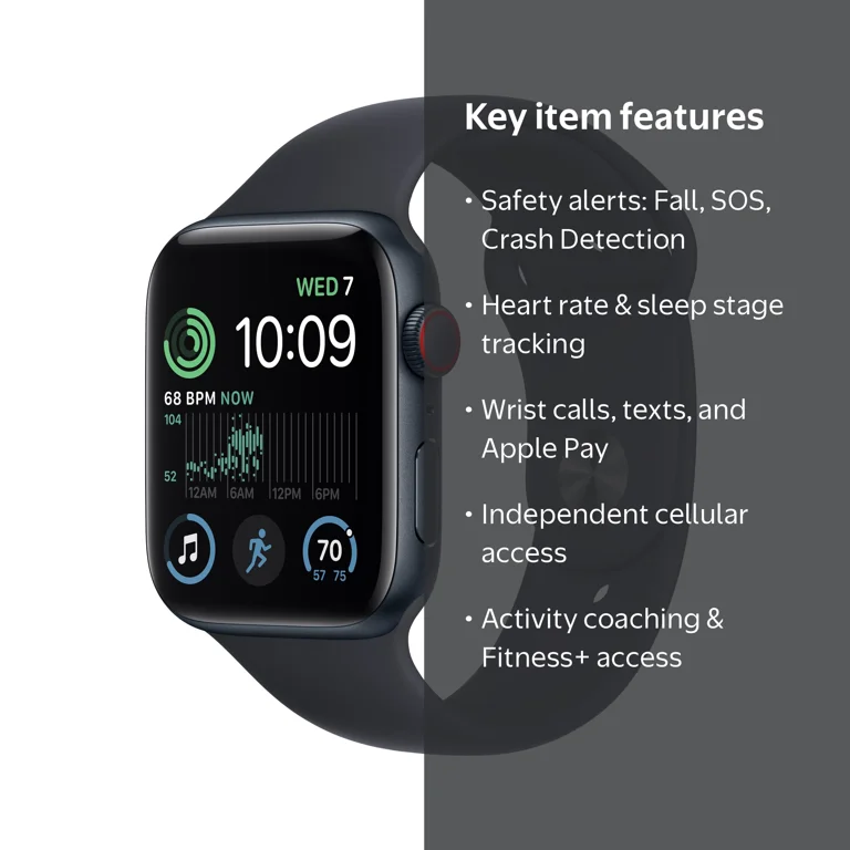 Apple Watch SE 2.ª Generación GPS+ Cellular 44mm Reloj Inteligente